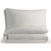 BETTWÄSCHE Musselin, 100% Baumwolle, 200/220 cm & 2x 80/80 cm - Beige, Textil (200/220cm) - Blumtal