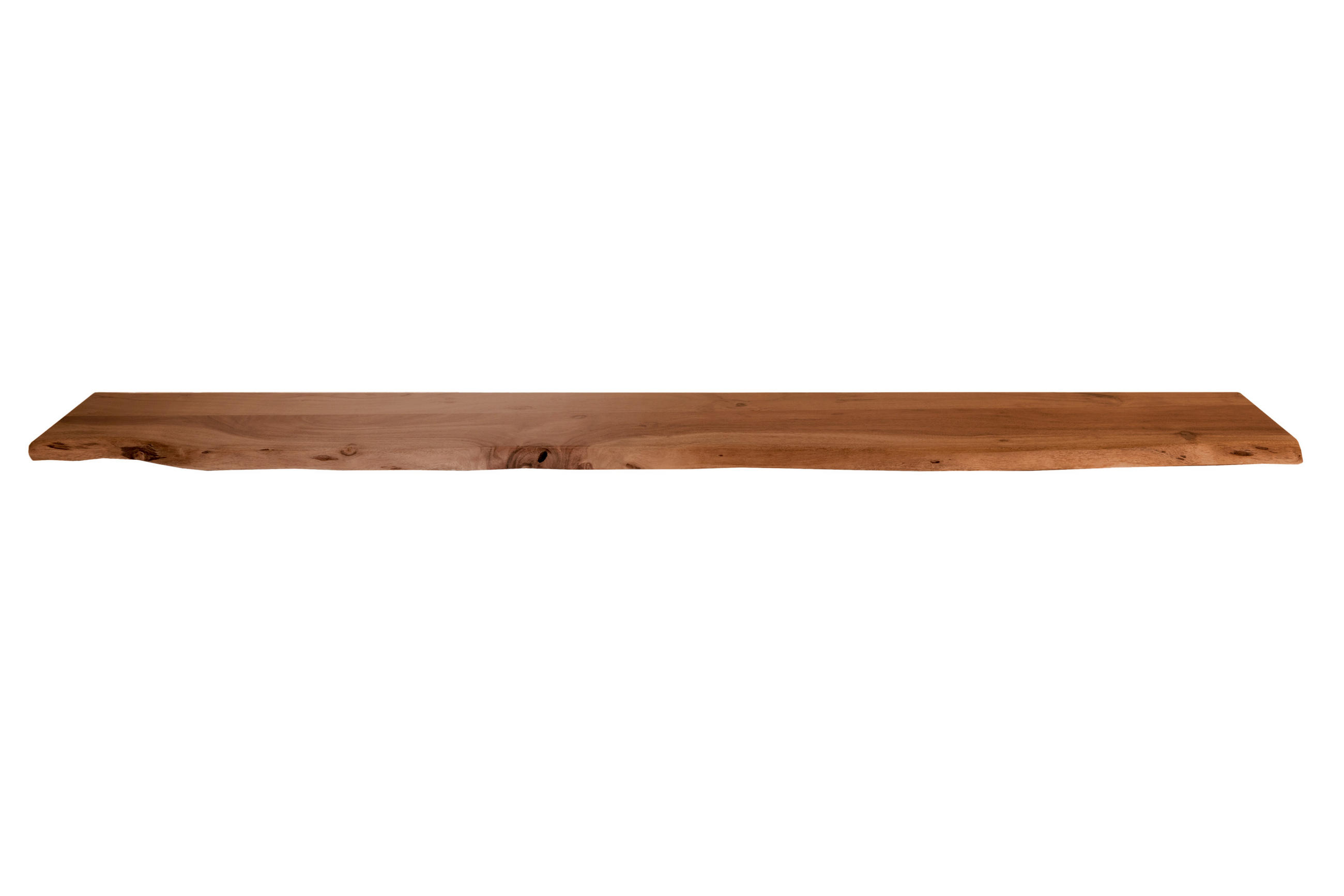 WANDREGAL AMANDA - Braun/Akaziefarben, Holz (150/3/20cm) - SAM