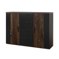 SIDEBOARD SIGNORA 132/94/40 cm mit 4 Schubladen und 2 Türen Multicolor - Multicolor, Holzwerkstoff (132/94/40cm) - MASSENO