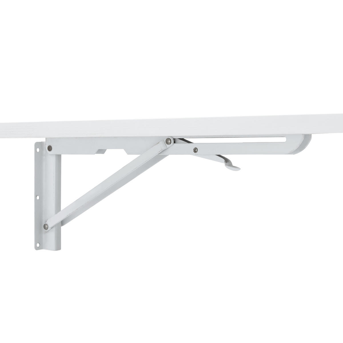 WANDREGAL DE-37385 114 cm wandmontiert mit Klappmechanik Weiß - Weiß, Holzwerkstoff (56/18.5/114cm) - ComfortXL