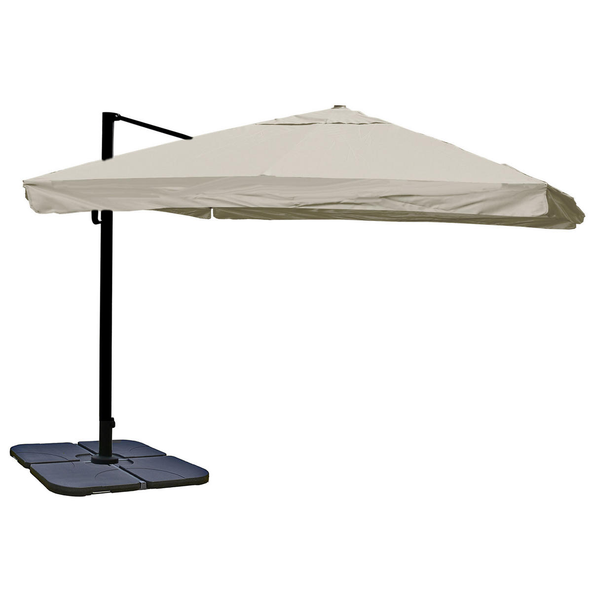 AMPELSCHIRM Ecru 300/400 cm - Ecru, Textil (400/300cm) - MCW