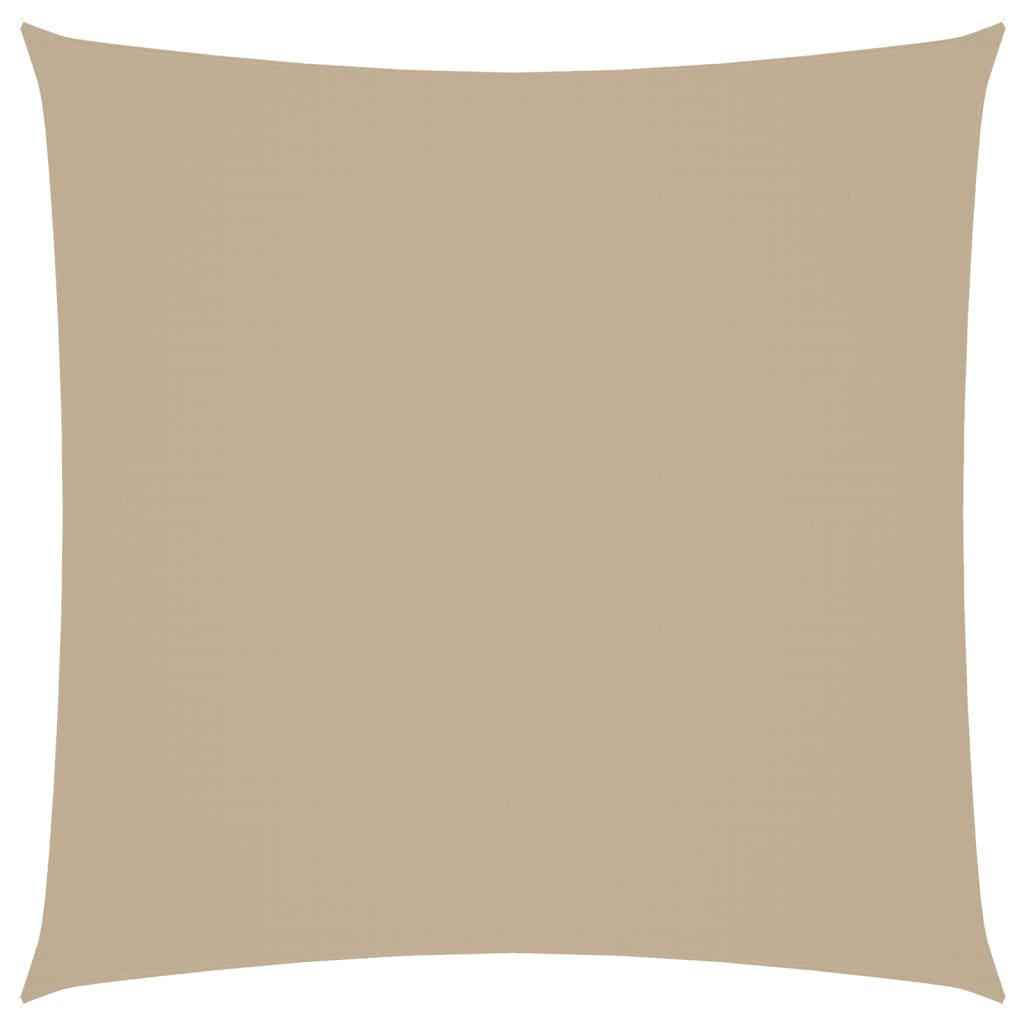 SONNENSEGEL Oxford-Gewebe Quadratisch 4x4 m Beige - Beige, Textil (400/400cm) - furnicato