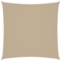 SONNENSEGEL Oxford-Gewebe Quadratisch 4x4 m Beige - Beige, Textil (400/400cm) - furnicato