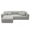 ECKSOFA Nork Grau Links - Grau, Holz/Textil (180/265cm) - Graingold