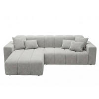 ECKSOFA Nork Grau Links - Grau, Holz/Textil (180/265cm) - Graingold