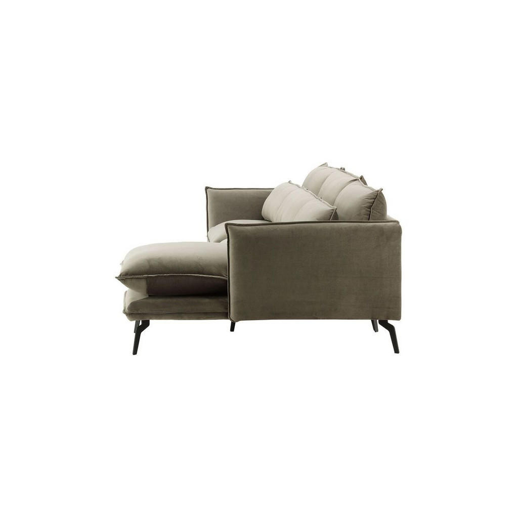 Thumbnail - Xxxl Ecksofa, Braun, Textil, 4-Sitzer, L-Form, Ottomane rechts, 278x160 cm, Wohnzimmer, Sofas & Couches, Wohnlandschafte...