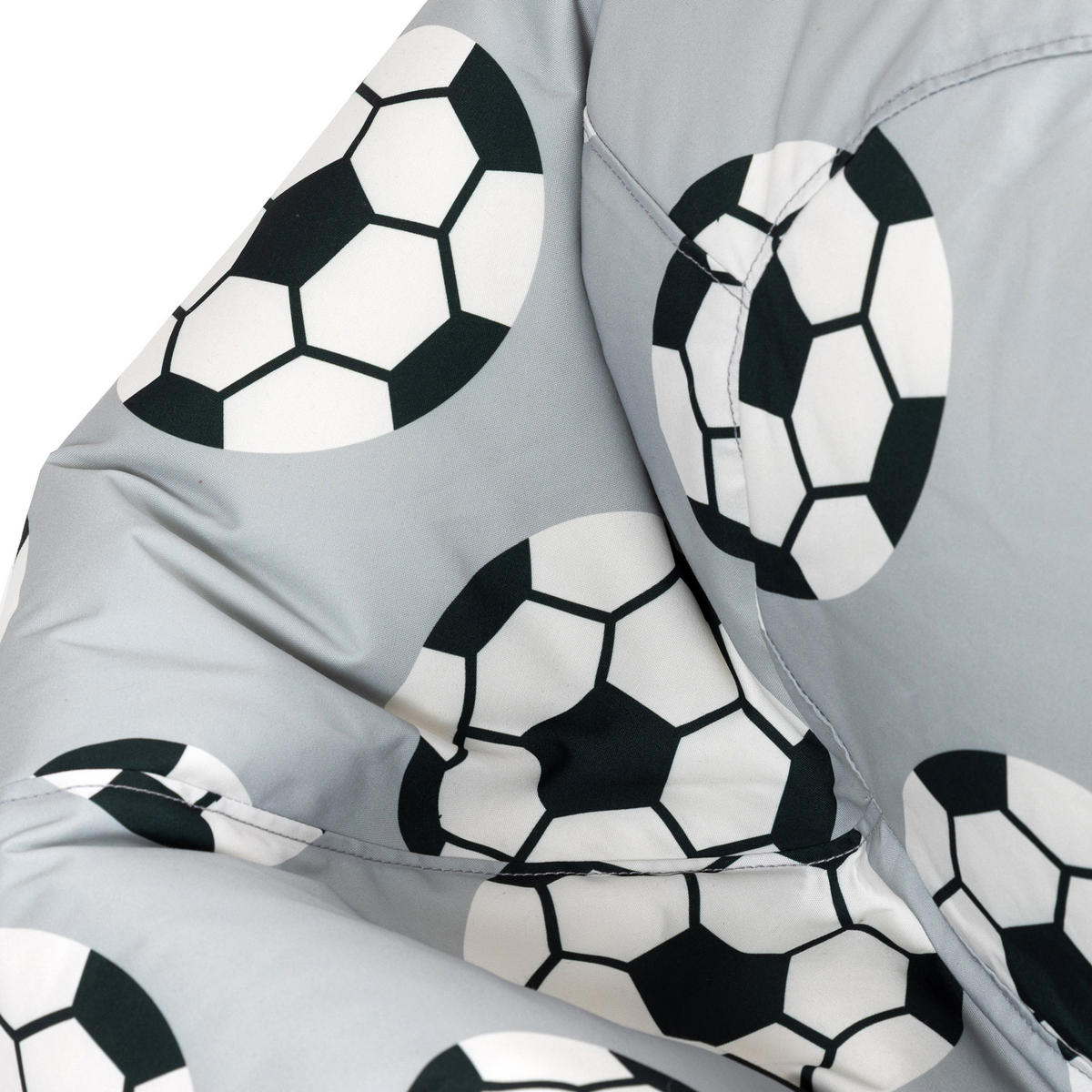 KINDERSITZSACK Kingston Fußball - Multicolor/Grau, Textil (80/45/80cm) - icon