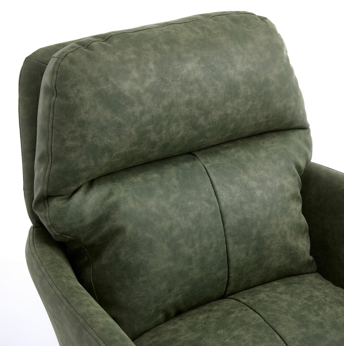 BÜROSTUHL höhenverstellbar PU Green - Grün, Kunststoff (60.5/102/71.58cm) - Meubliv