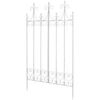 RANKGITTER Metall Antik Weiß - Weiß, Metall (100/150/2cm) - CLP