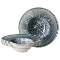 GOURMETTELLER Grana blau-grau ø 28 cm 6er Set - Blaugrau, Keramik (28cm) - Ritzenhoff Breker
