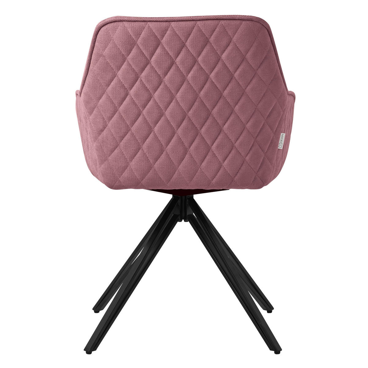 ESSZIMMERSTUHL 2er Set altrosa - Pink, Textil (61/84.5/57cm) - ML-DESIGN