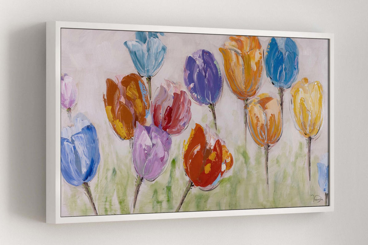 ACRYLBILD HANDGEMALT 120/60 cm - Multicolor, Holz/Textil (120/60cm) - KUNSTLOFT