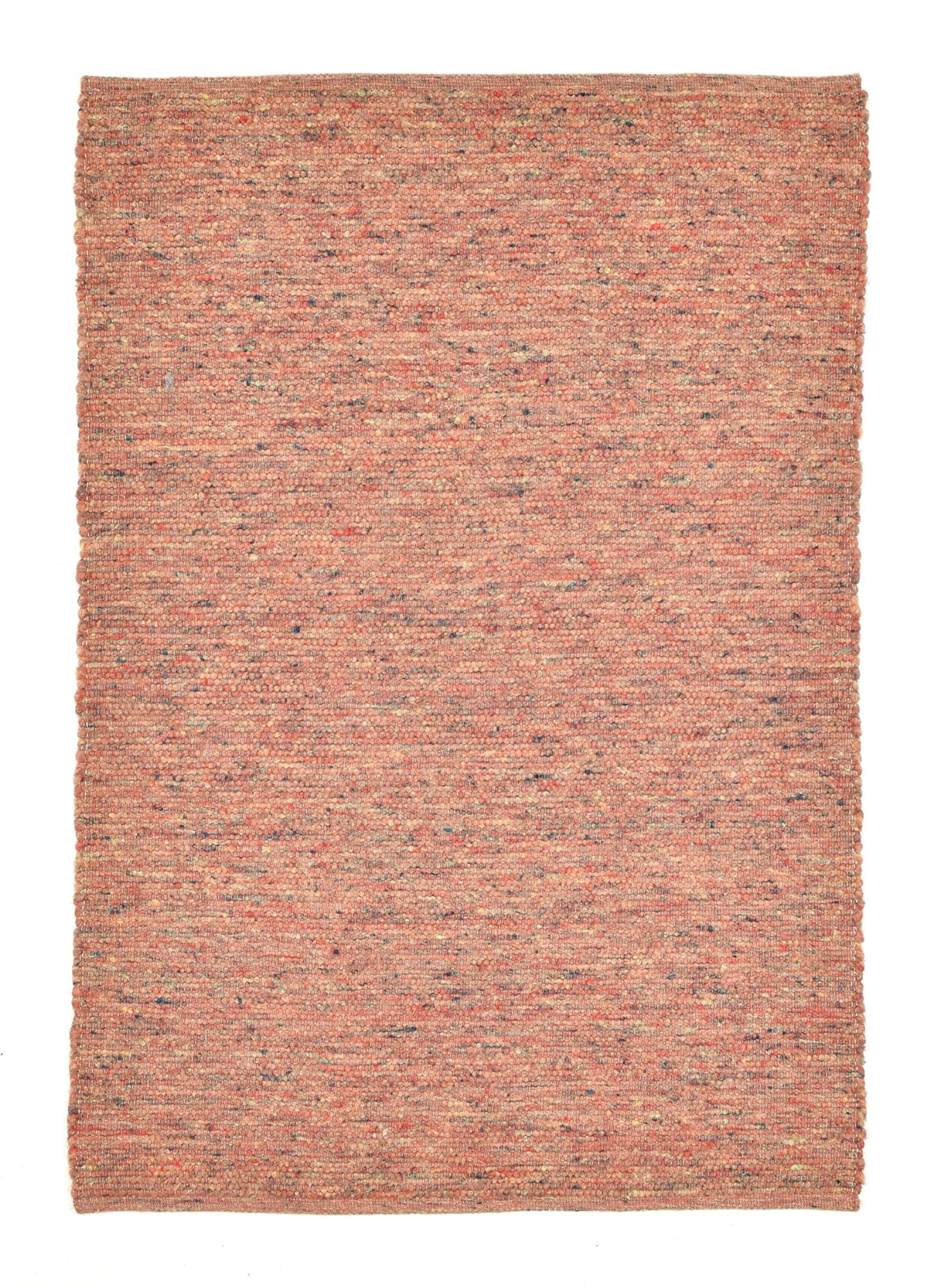 HANDWEBTEPPICH Alm-Freude 60x90 cm - Terra cotta, Textil (60/90cm) - THEKO