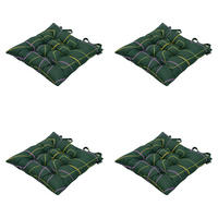 SITZKISSEN Joah 46/46 cm 4er-Set - Grün, Textil (46/8/46cm) - Madison