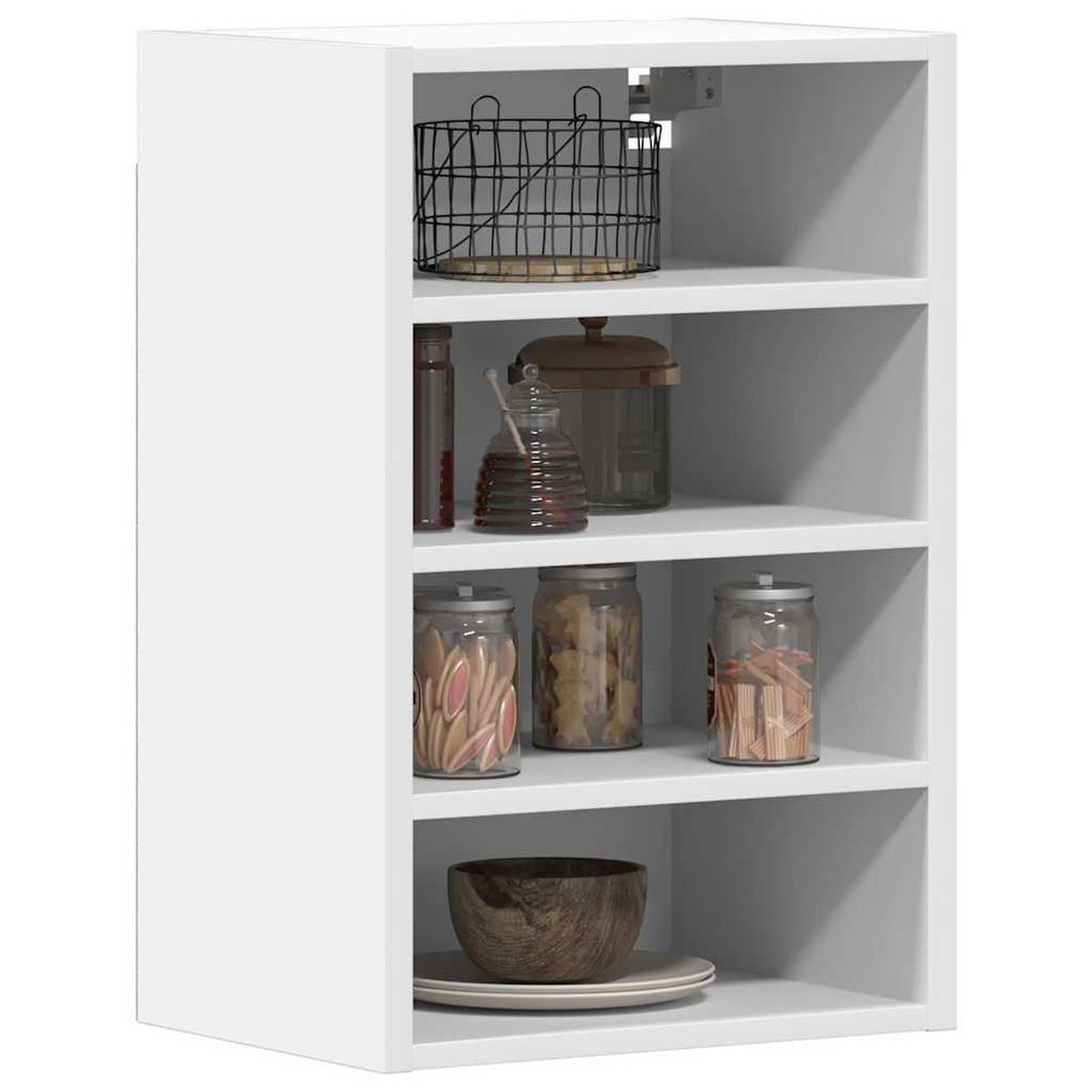 HÄNGESCHRANK Weiss 40/29,5/60 Cm Holzwerkstoff - Weiß, Holzwerkstoff (29.5/60/40cm) - vidaXL