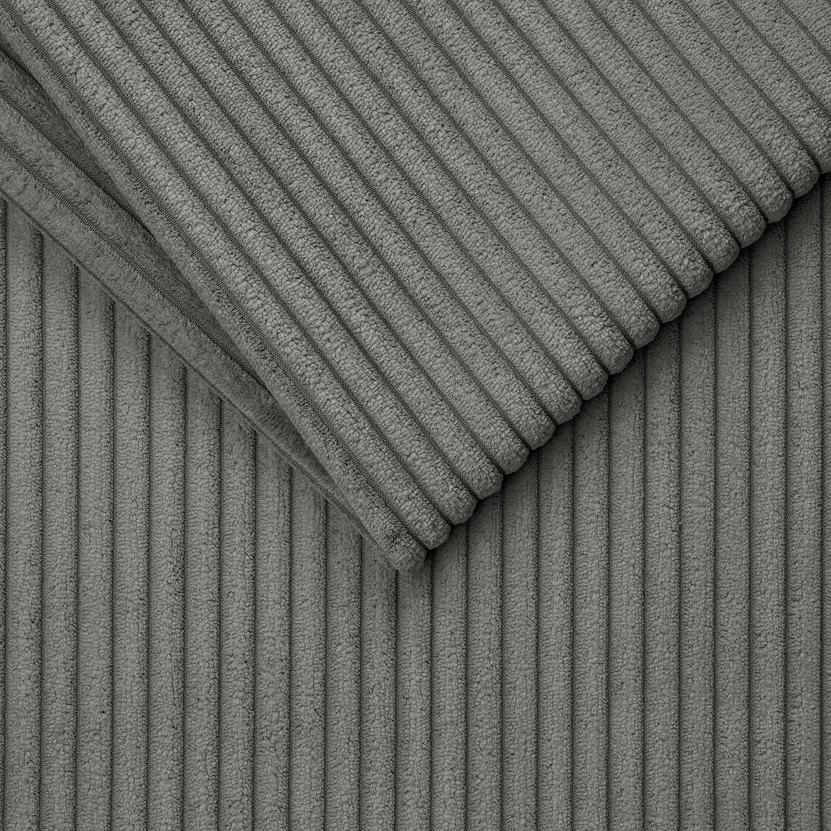 WECHSELBEZUG für Polsterbett - Graphitfarben, Textil (160/200cm) - home24