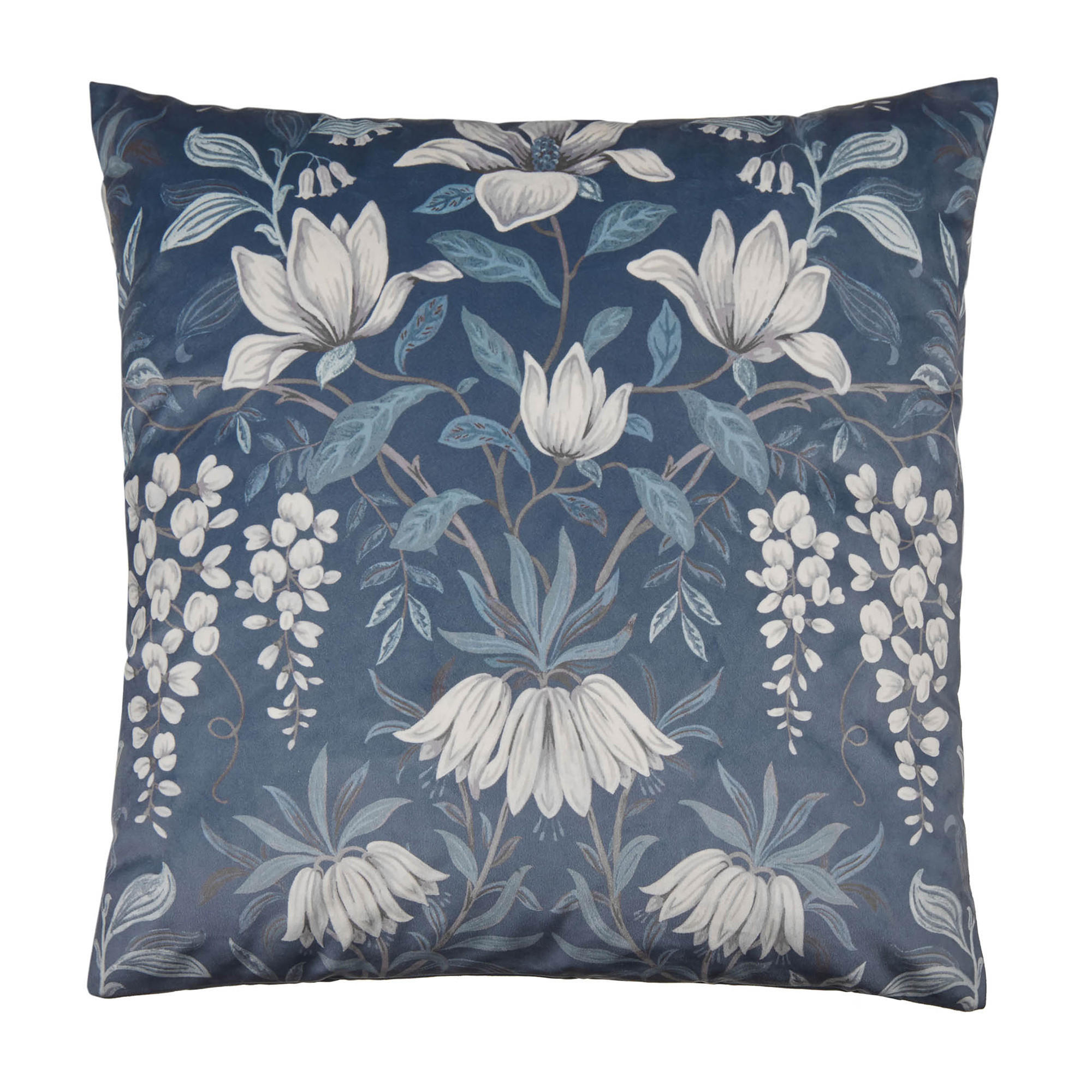 SIERKISSEN Parterre Seaspray - Blau, Kunststoff/Textil (50/50cm) - Graham & Brown