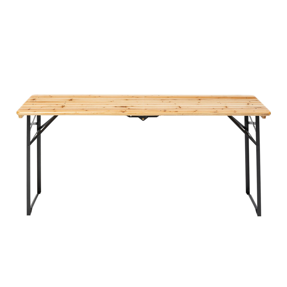 GARTENTISCH ausziehbar, Holzfarbe - Braun, Holz (58/180/75cm) - Oviala