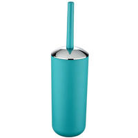 BÜRSTENBEHÄLTER türkis + WC-Bürste Brasil 10/10/37 cm - Blau, Kunststoff (10/37/10cm) - Wenko