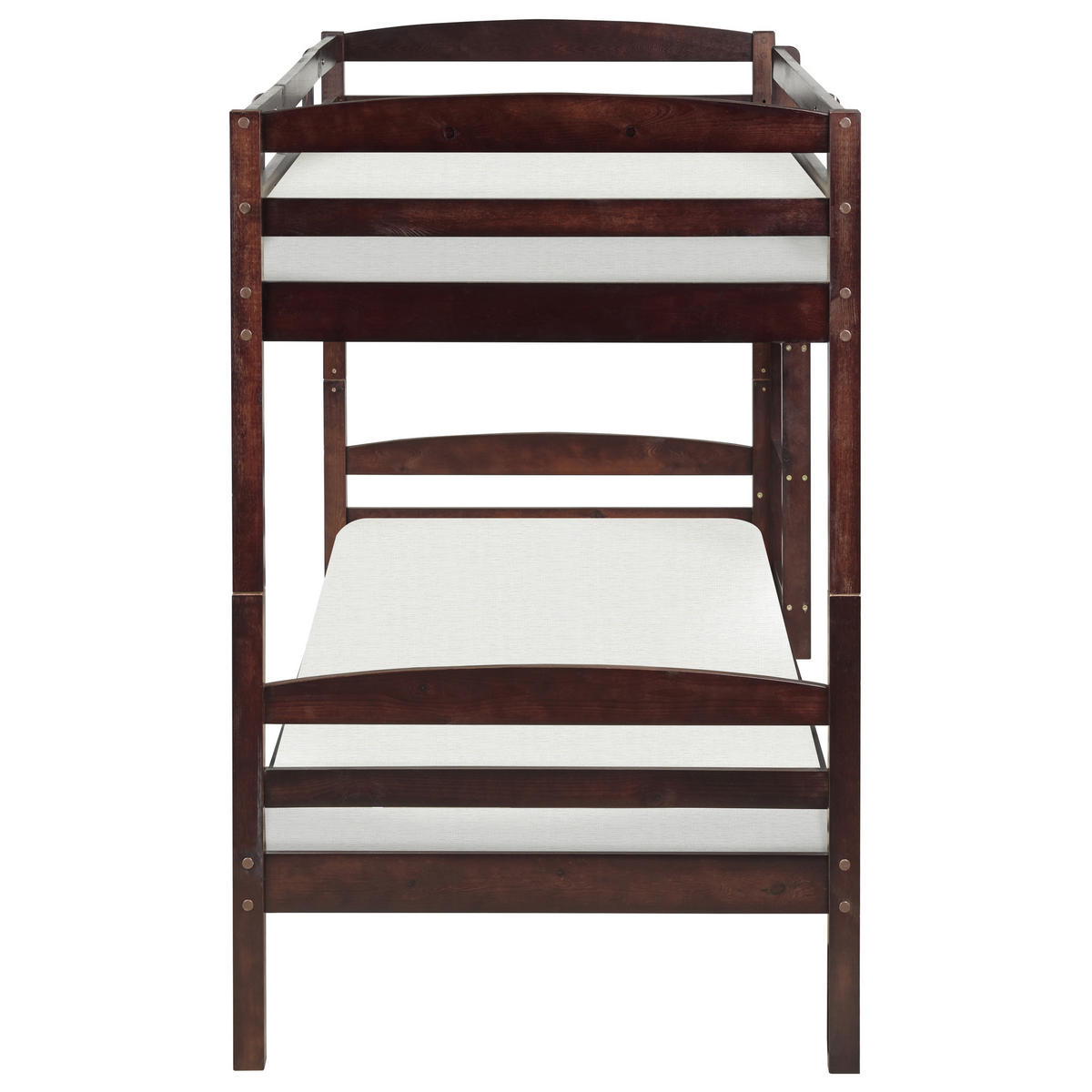 HOCHBETT 90x200 cm Dunkler Holzfarbton Regat - Dunkelbraun, Holz (90/200cm) - Beliani
