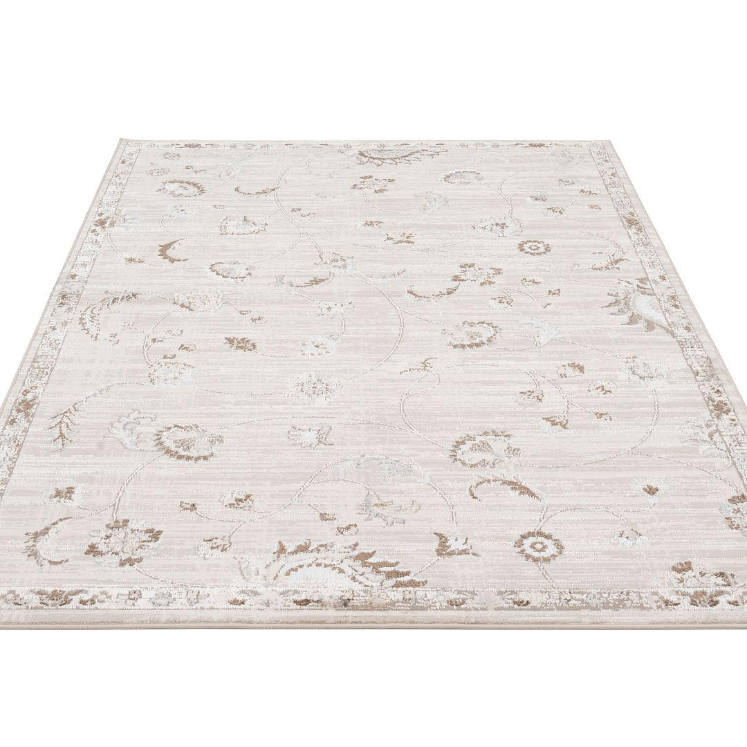 VINTAGE-TEPPICH Antares Lata Beige - Beige, Textil (160/231cm) - Kukoon Rugs