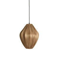 HÄNGELAMPE - Bronze - 31/31/38 cm - Messingfarben, Textil (31/31/38cm) - Light & Living