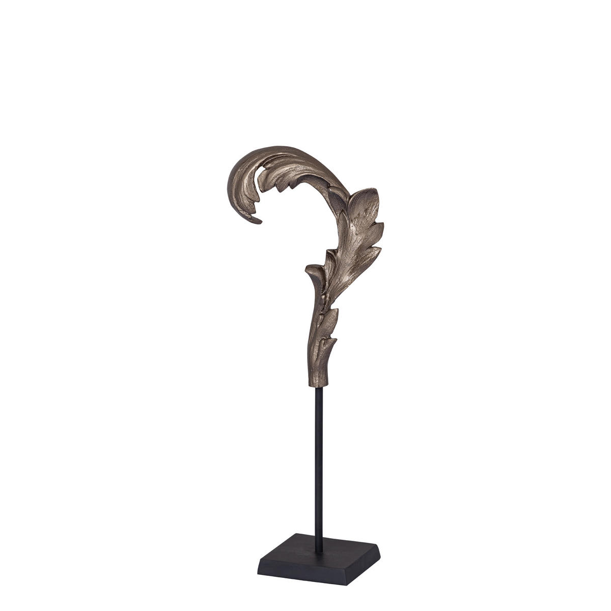 SKULPTUR Imelda Schwarz 17/10/44cm - Schwarz, Metall (10/44/17cm) - PTMD Collection