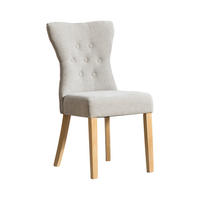 STUHL-SET DE-36879 2 Stück mit Massivholzbeinen Grau - Grau, Holzwerkstoff (45/92/62.5cm) - ComfortXL