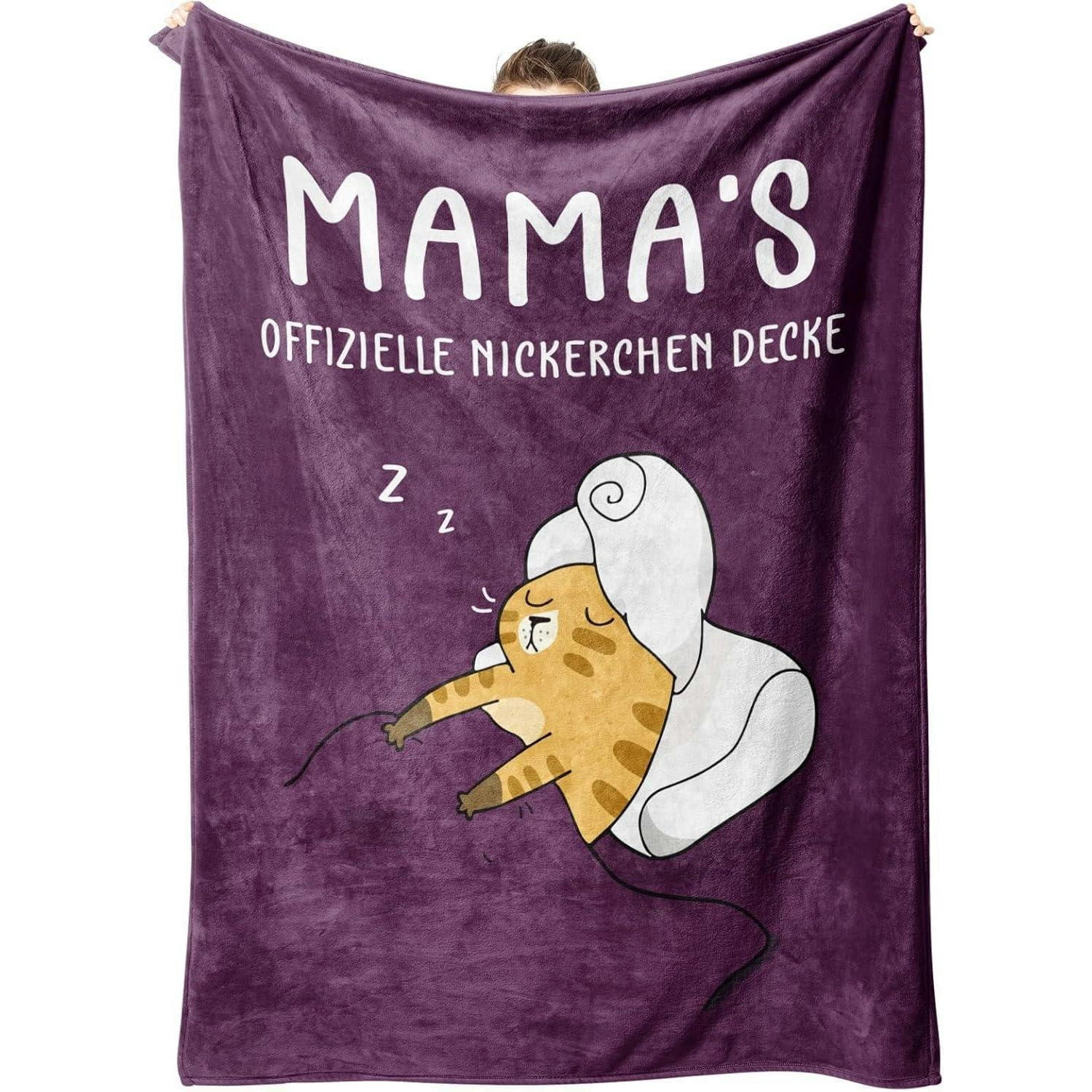 KUSCHELDECKE 157 x 132 cm Dunkellila - Lila, Textil (127/152.4cm)