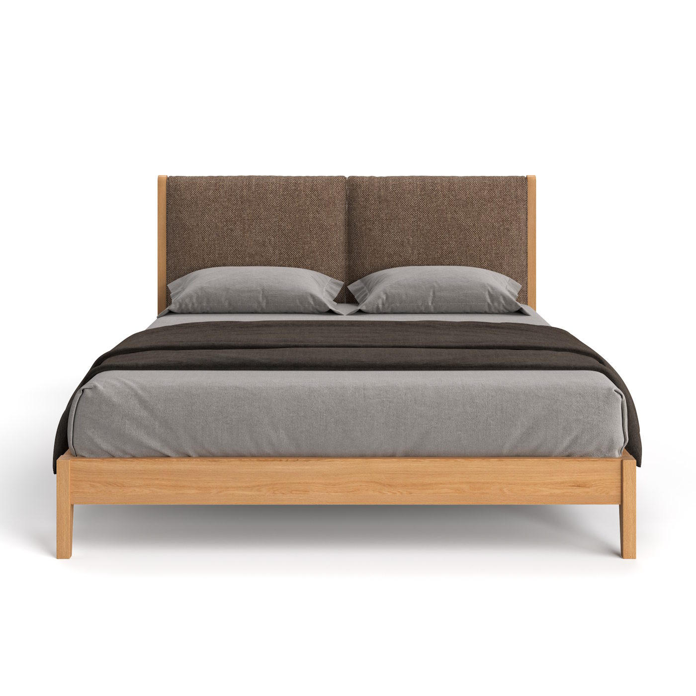 Danzz Massivholzbett Eiche, Natur, Braun 160x220 cm