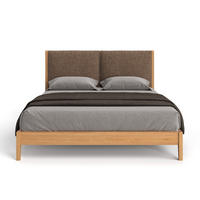 MASSIVHOLZBETT Vena aus Eiche 200x220 cm, Storm 18 - Eichefarben/Naturfarben, Holz (200/220cm) - Danzz