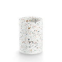ZAHNBÜRSTENBECHER Terrazzo Ø 8,2 cm - Multicolor, Stein (8.2/11/8.2cm)