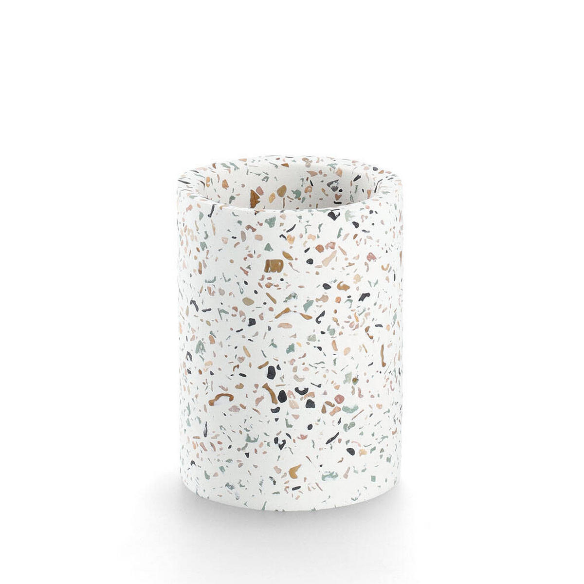ZAHNBÜRSTENBECHER Terrazzo Ø 8,2 cm - Multicolor, Stein (8.2/11/8.2cm)