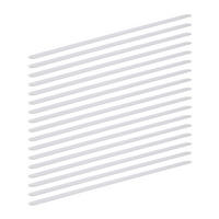 ANTIRUTSCHSTREIFEN Transparent selbstklebend 17er-Set PEVA 63x3 cm - Transparent, Kunststoff (153/62cm) - Relaxdays