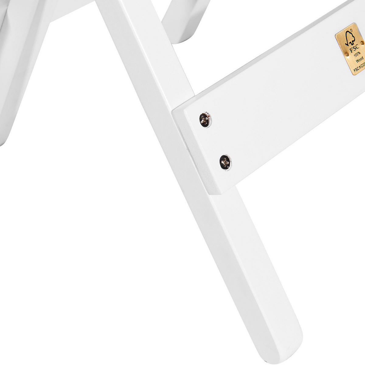 GARTENTISCH Lodge - Weiß, Holz (30/38/51cm) - Butlers