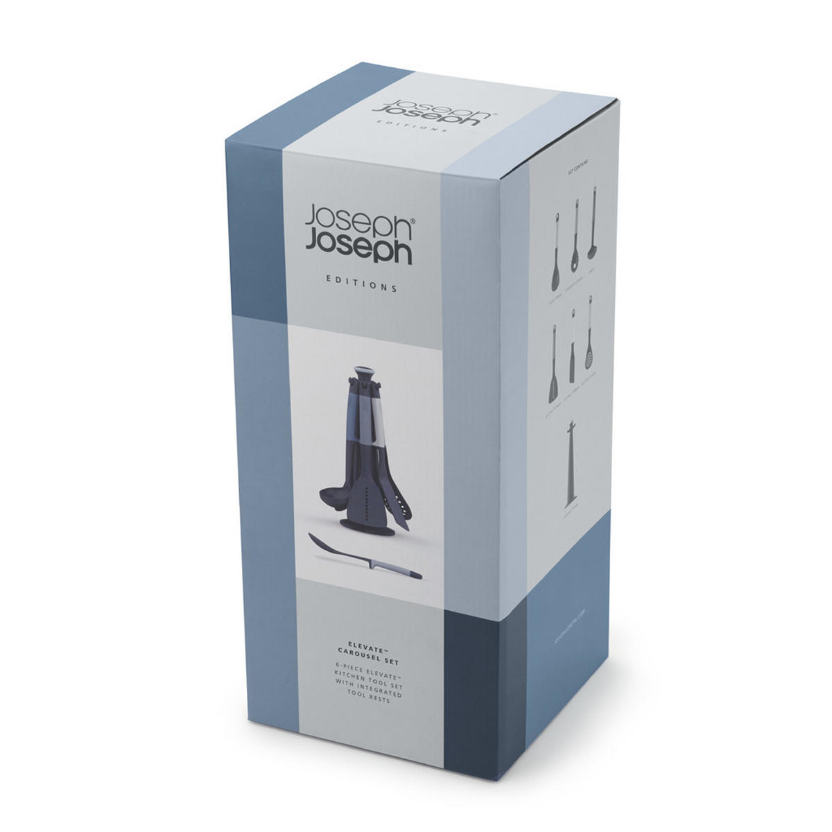 SPATEL-SET Karussell mit 6 Spateln - Sky Elevate - Blau - Blau, Kunststoff (2/34/23cm) - Joseph Joseph 