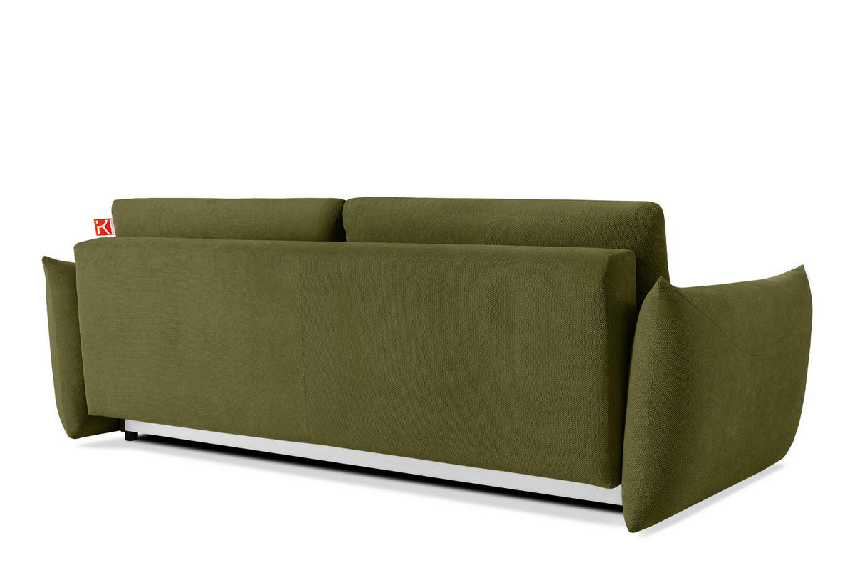 3-SITZER-SOFA LAVIS, Dunkelgrün - Dunkelgrün, Holz/Textil (242/87/111cm) - KONSIMO®