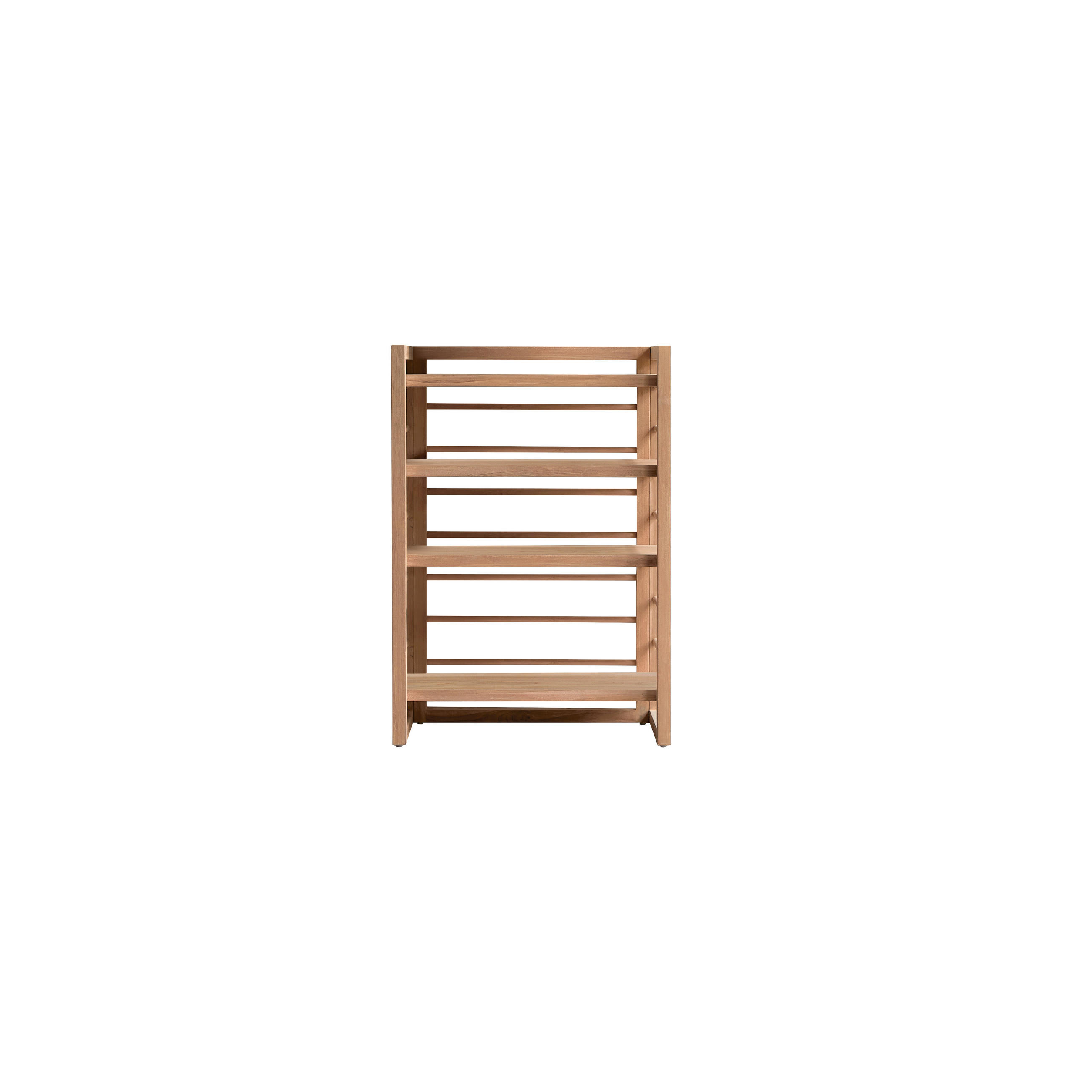 BÜCHERREGAL Sera Natur aus Teak - Naturfarben, Holz (80/115/40cm) - Tikamoon
