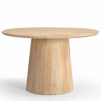 ESSTISCH rund aus Mangoholz 120cm, natürlich - Braun, Holz (120/120/74cm) - Giga Meubel