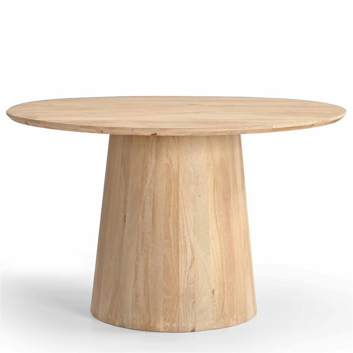 ESSTISCH rund aus Mangoholz 120cm, natürlich - Braun, Holz (120/120/74cm) - Giga Meubel
