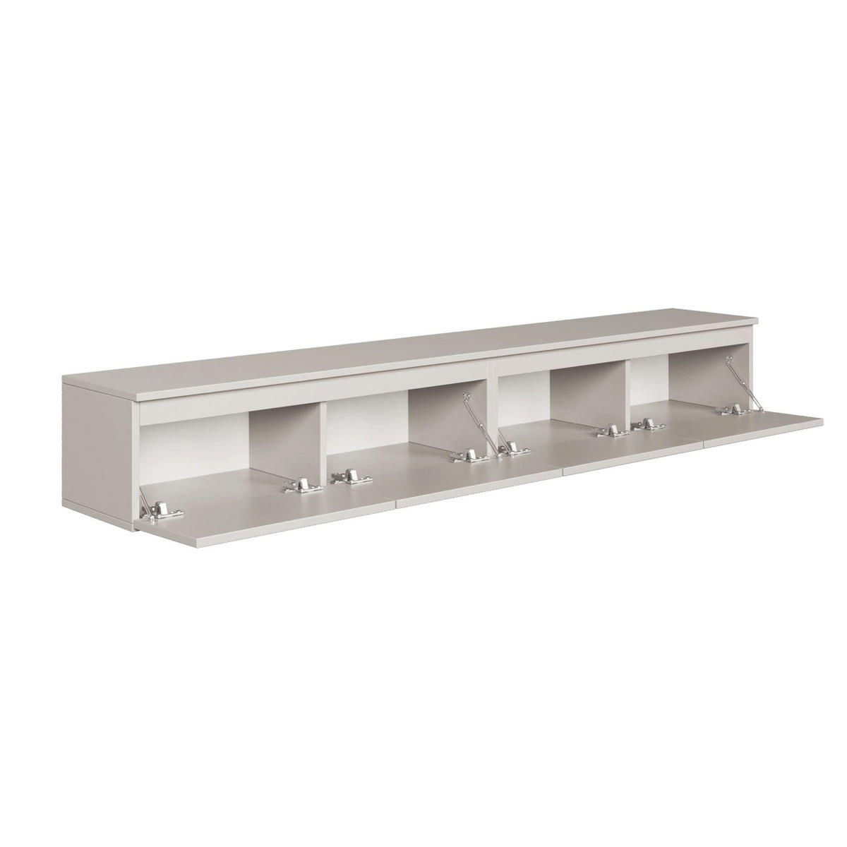 TV-LOWBOARD Bemmi Greige 200/28/32 cm - Kaschmir, Holzwerkstoff (200/28.4/31.8cm) - Selsey