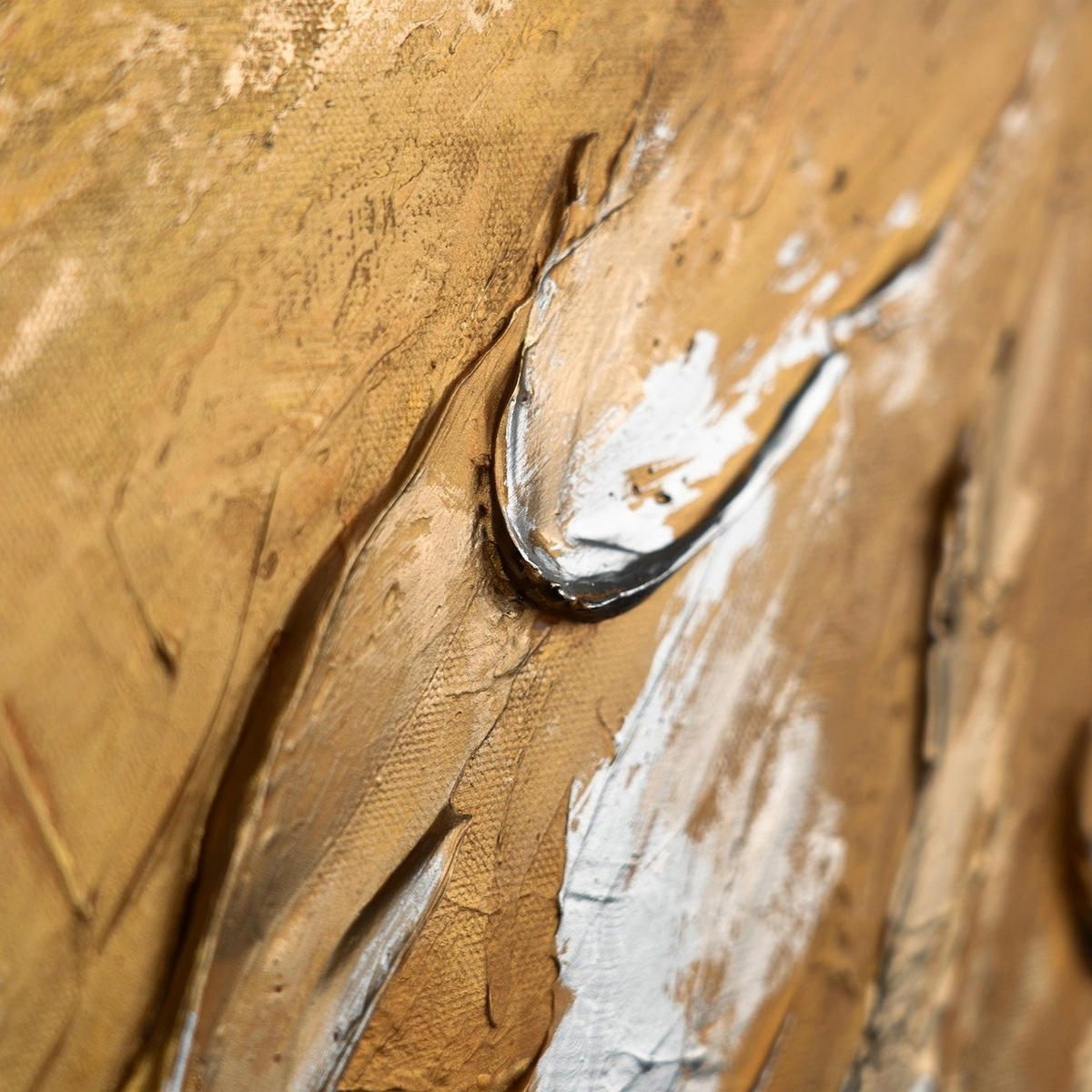 GEMÄLDE Goldene Symphonie II Schattenfugenrahmen Gold 180x120 cm - Goldfarben, Holz (180/120cm) - YS-art gallery