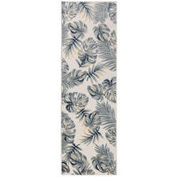 VNITŘNÍ a venkovní koberec Flora Vícebarevné 80x250 cm - krémová, plast/umělá hmota (80/250cm) - benuta