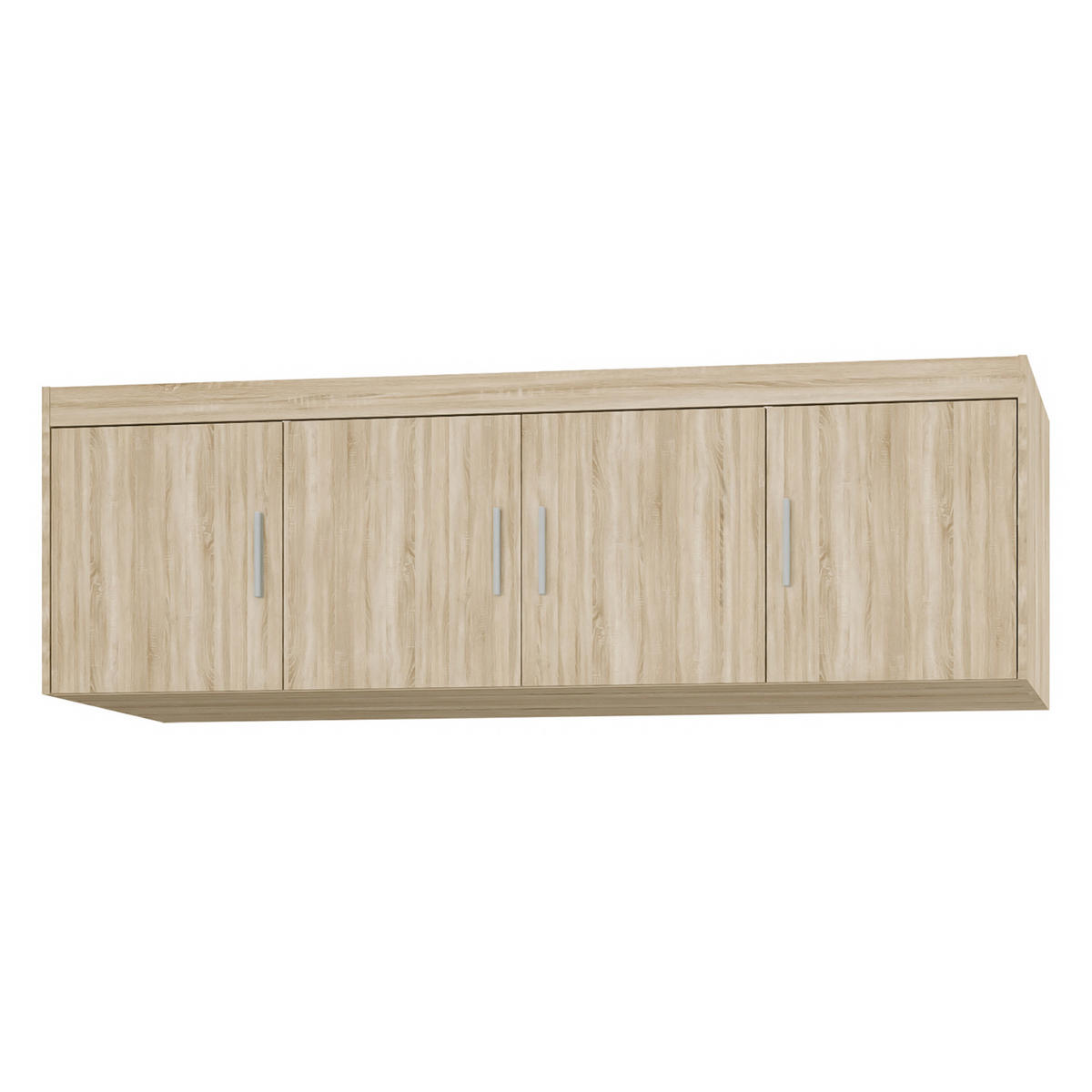 AUFSATZSCHRANK Storicos Sonoma Eiche 176,3/55,5/53 cm - 4T Modern - Beige, Holzwerkstoff/Kunststoff (176.3/55/53cm) - AX Living