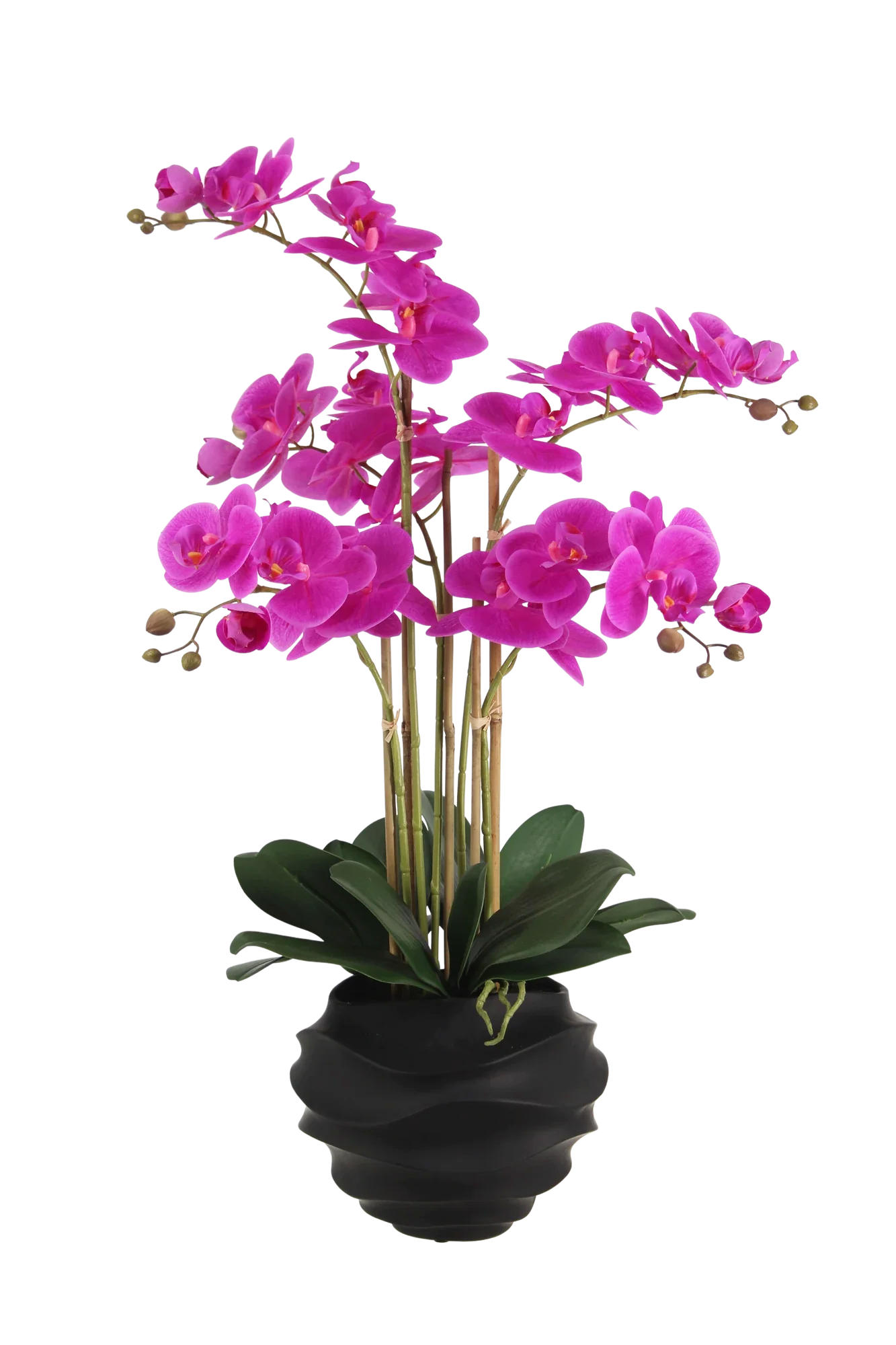 KUNSTBLUME Künstliche Orchidee - Li 67 cm - Lila, Kunststoff (66cm) - aplanta