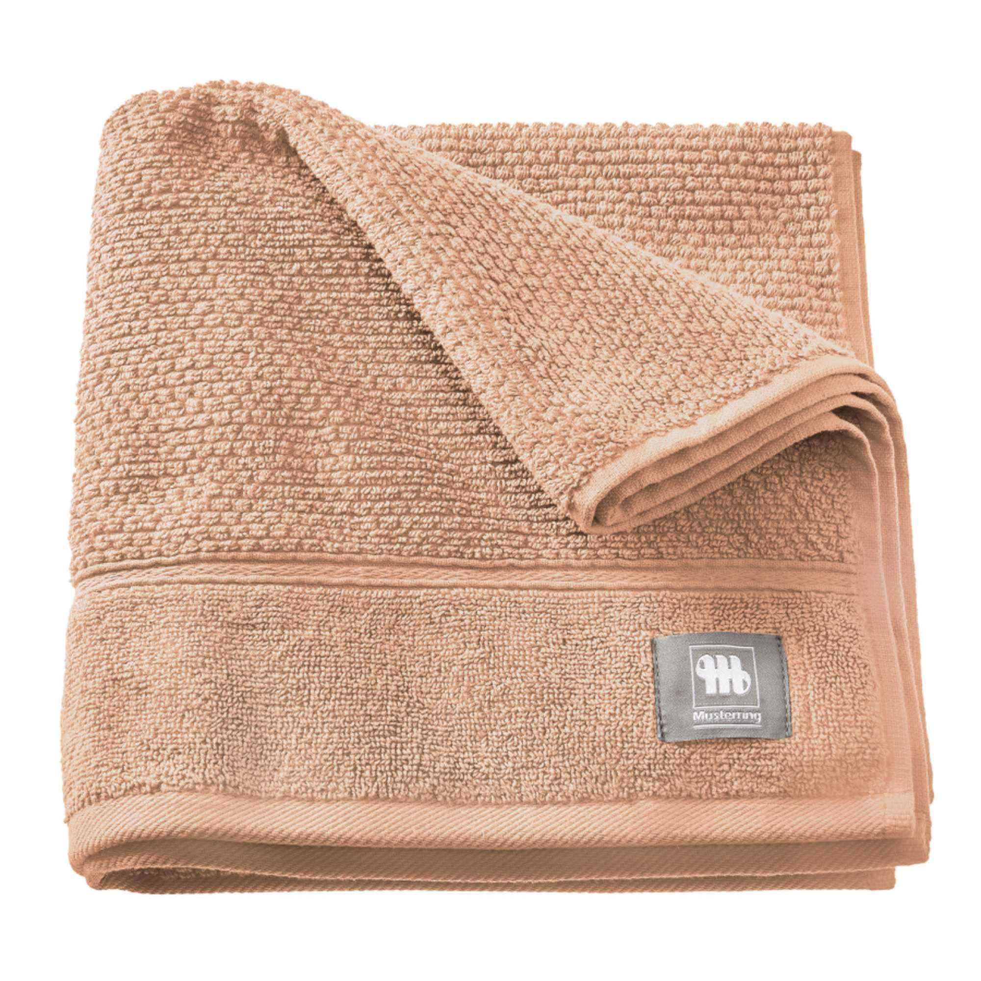 HANDTUCH SOLID - Braun, Textil (50/100cm) - Musterring
