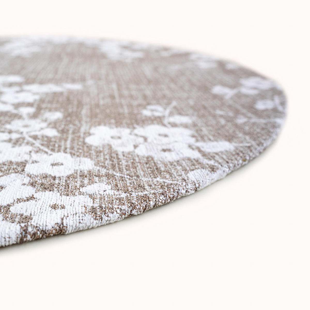 TEPPICH Morning Mist Sakura Sakura 240/240 cm - Blau, Kunststoff/Textil (240/240cm) - Louis De Poortere