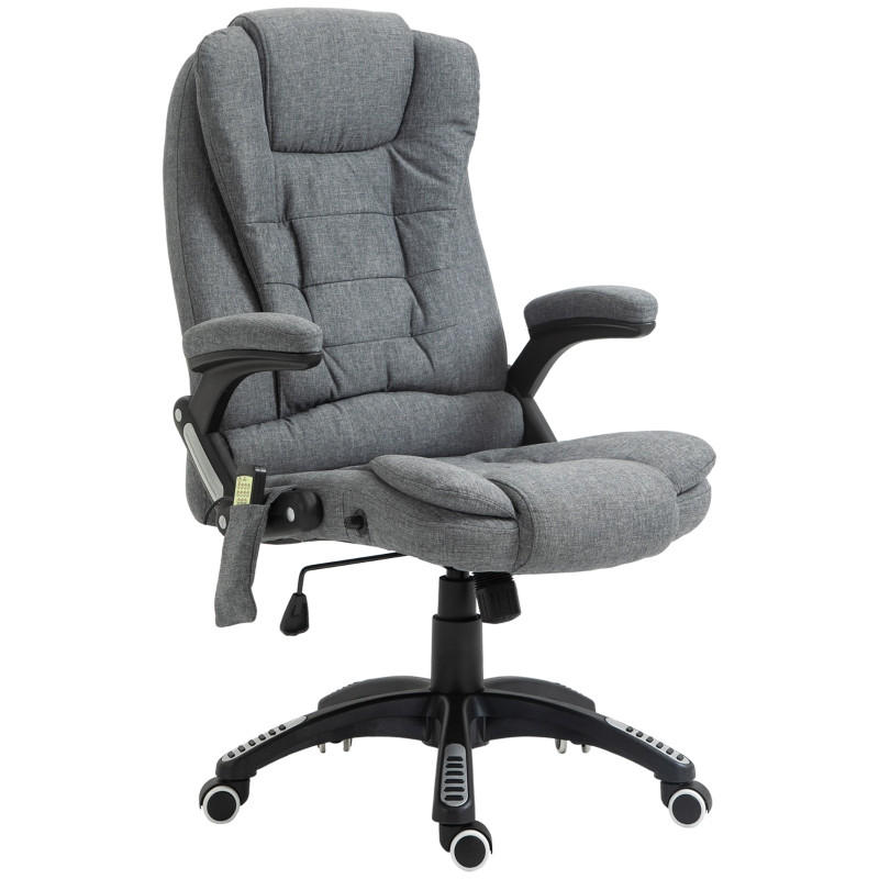 SHOPENTRA OTOČNÉ křesla, ergonomická masážní křesla, šedá