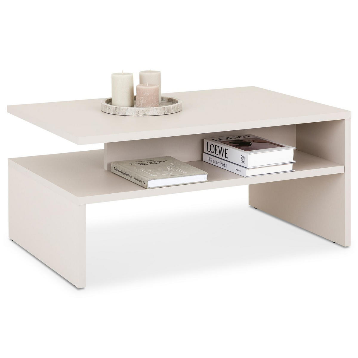 COUCHTISCH PAULINA Kaschmir - Kaschmir, Holzwerkstoff (60/90/42cm) - IDIMEX