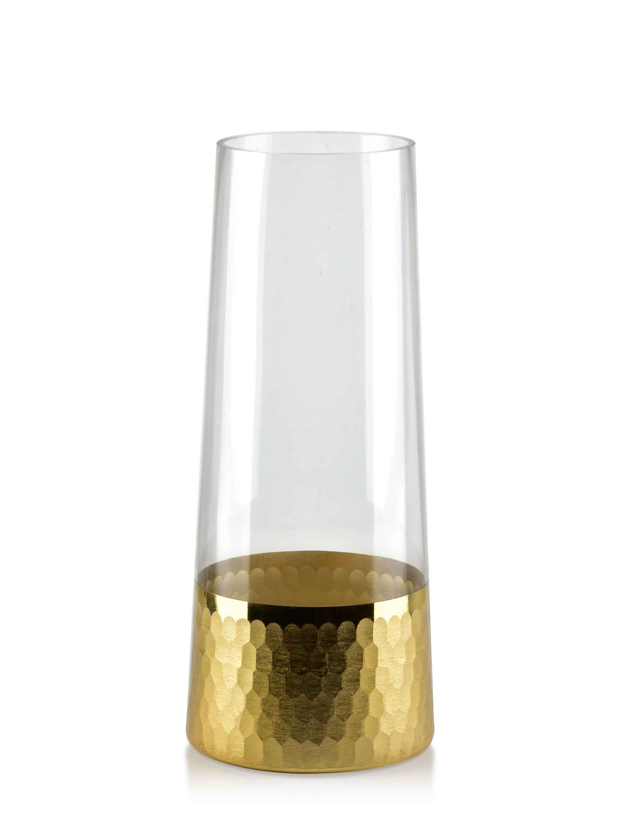 VASE Serenite Transparent 10/10/25.5 cm Glas - Transparent, Glas (25.5cm) - Mondex